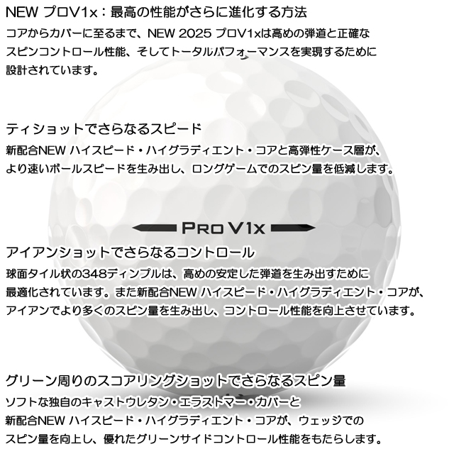 Pro V1 【送料無料】【2025年モデル】【日本正規品】【4ダース