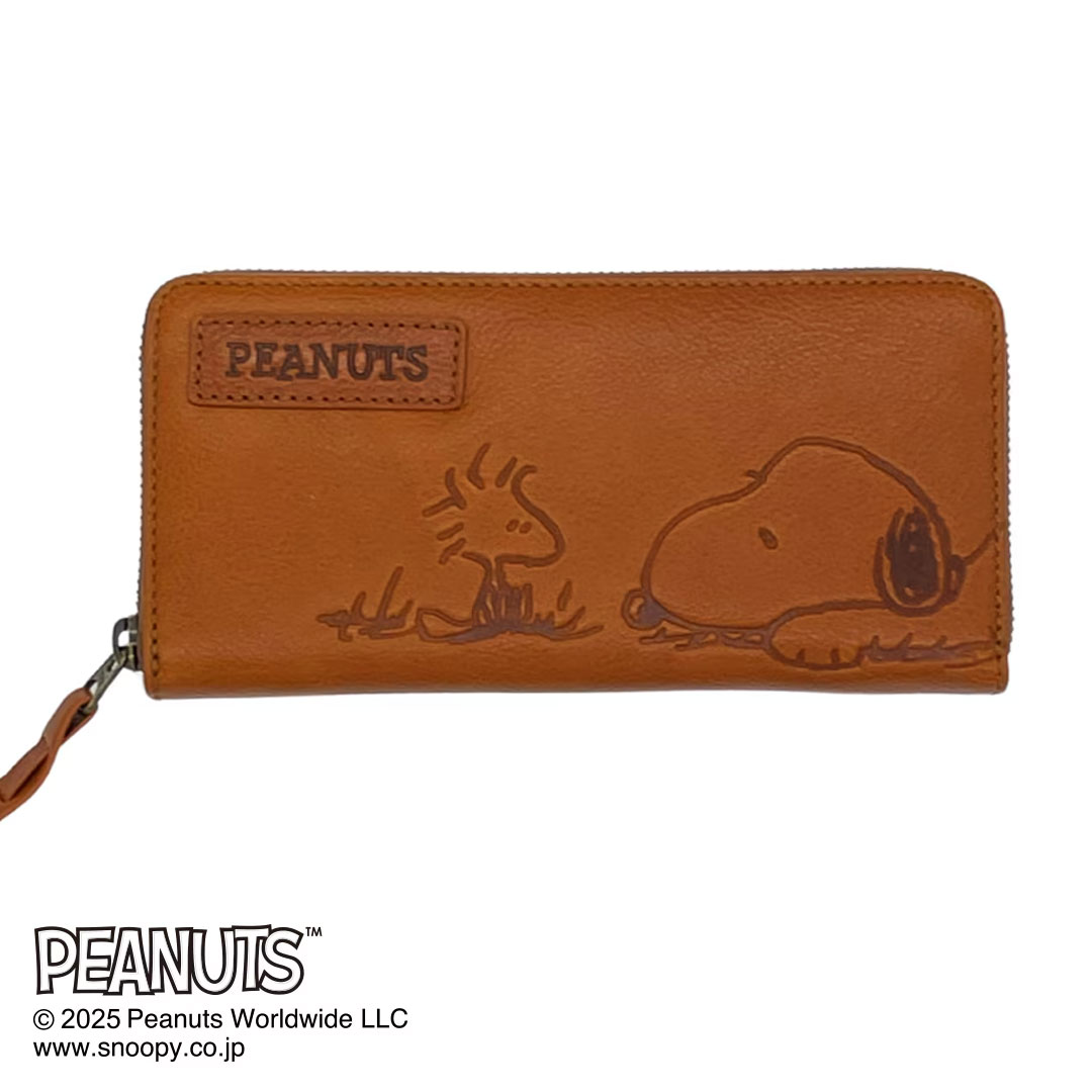 PEANUTS ピーナッツ 73053 スヌーピー ラウンドファスナー 長財布