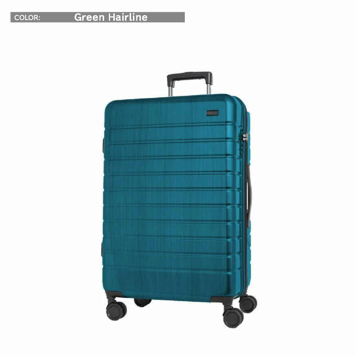 【未使用】スーツケースAir ダークグリーン 特価 ファスナー スーツケース MLサイズ 58L 68L(約4日〜7日向き