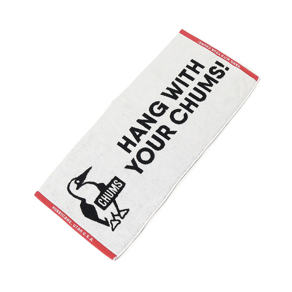 CHIMIRO パーカーとキャップ、スローガンタオルセット CHUMS（チャムス） CH62-2186 CH62-2190 CHUMS HOME Face Towel 今治