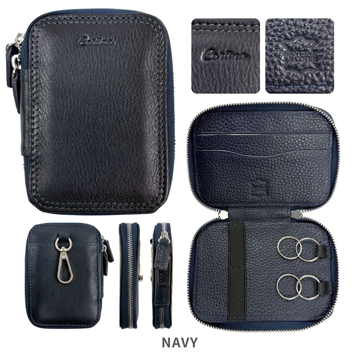 SALE 50%OFF CORTINA GCT023 キーケース 鍵収納 鍵入れ ギフト 牛革 本