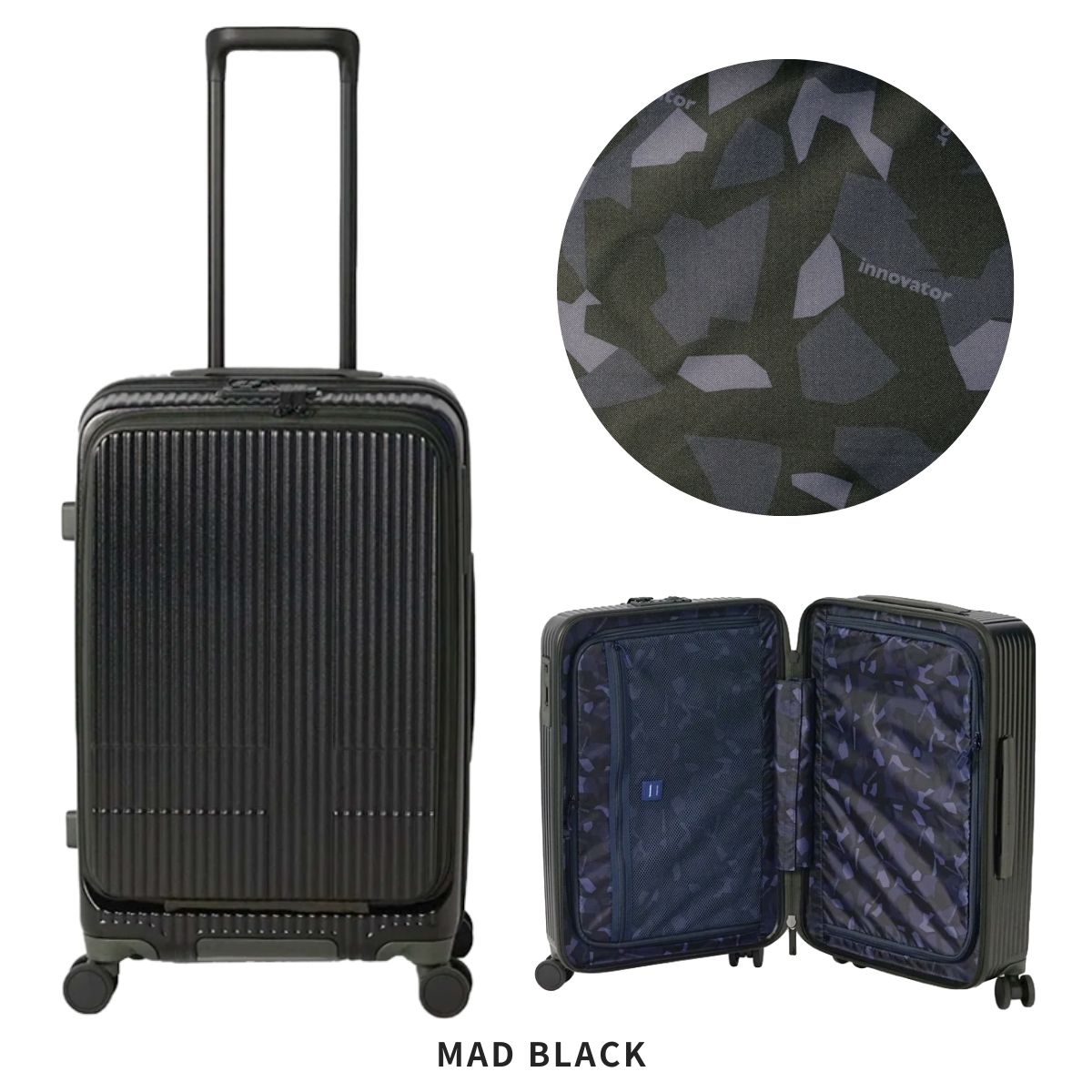 innovator（イノベーター） 正規取扱店 2年保証 スーツケース 55L 3泊