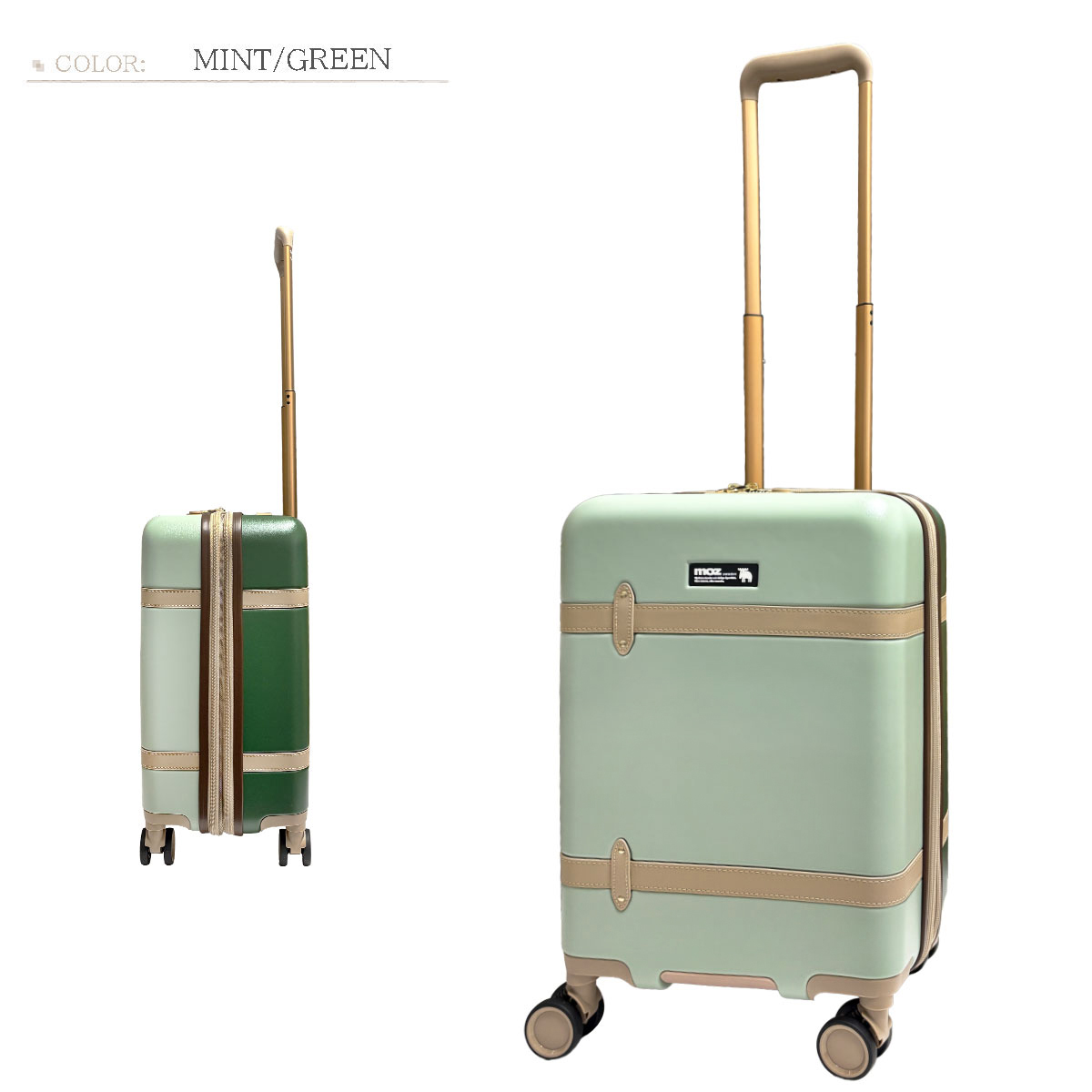 moz（モズ） MZ-0859-48 キャリーケース スーツケース 38L 44L 機内持