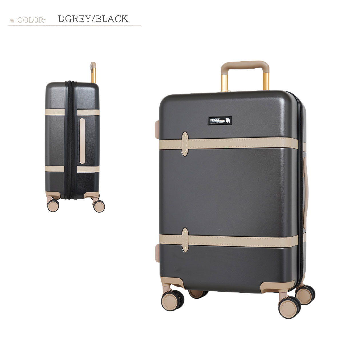 moz（モズ） MZ-0859-57 キャリーケース スーツケース 56L 65L Mサイズ