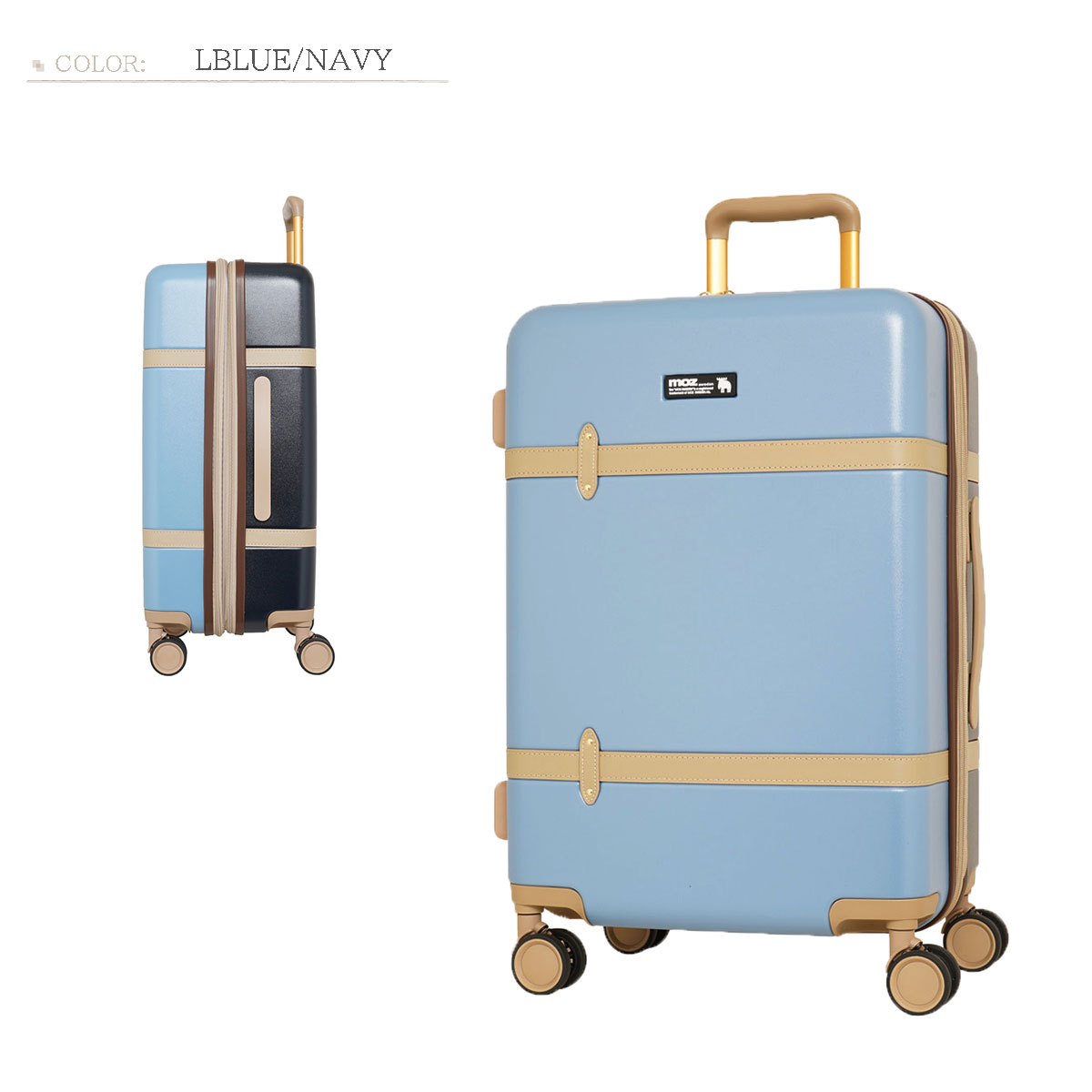 moz（モズ） MZ-0859-57 キャリーケース スーツケース 56L 65L Mサイズ