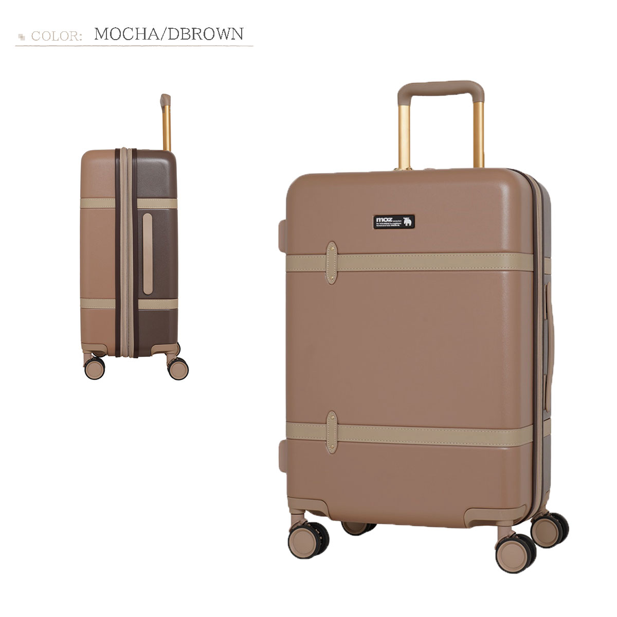 moz（モズ） MZ-0859-57 キャリーケース スーツケース 56L 65L Mサイズ