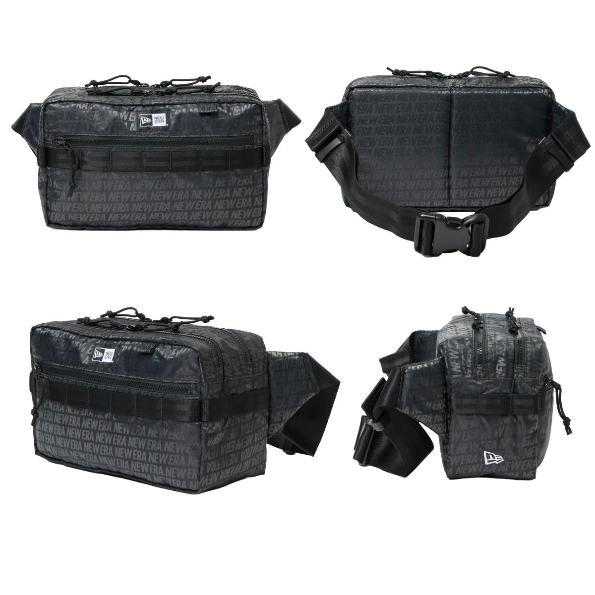 NEW ERA（ニューエラ） スクエア ウエストバッグ 7L ジャカードロゴ