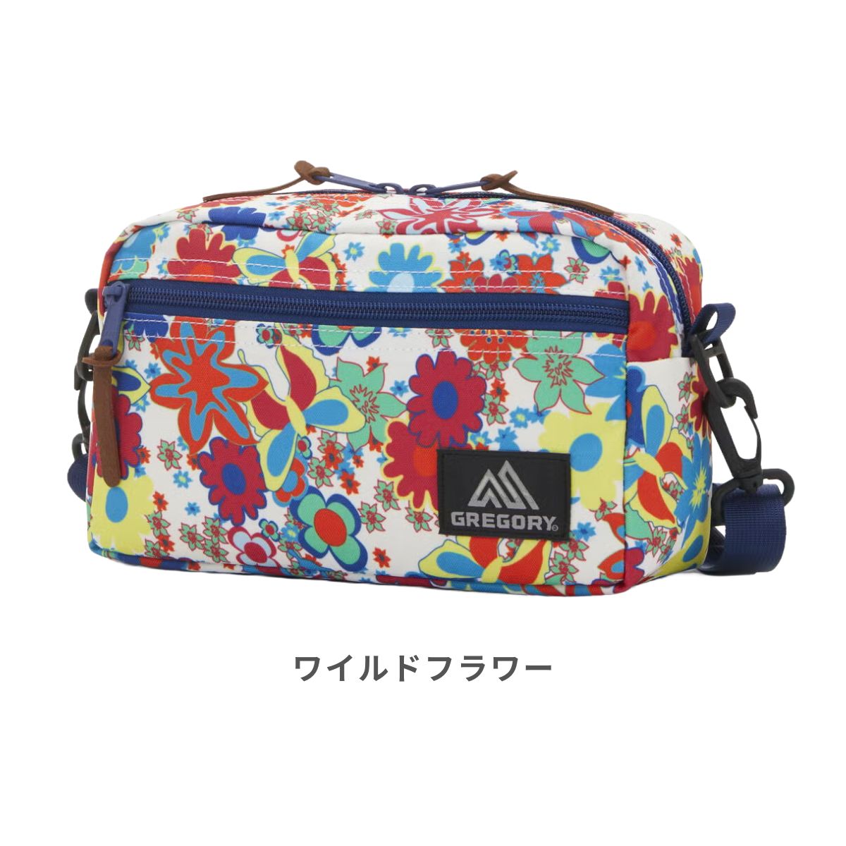 GREGORY フラワーパターン ショルダーバッグ Mサイズ GREGORY（グレゴリー） 日本正規品 PADDEDSHOULDER POUCH M 2.5L パ