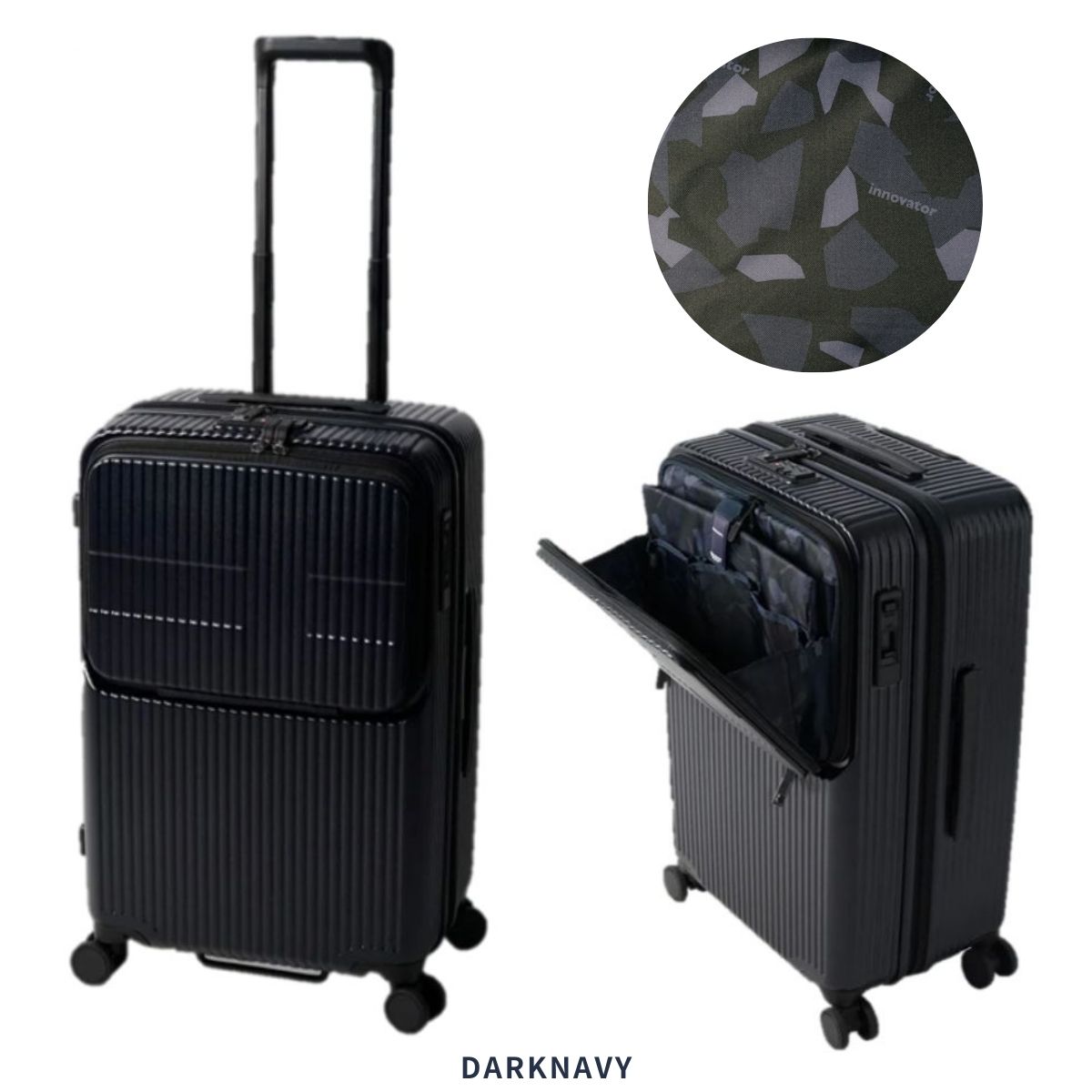 innovator（イノベーター） 正規取扱店 2年保証 スーツケース 62L M