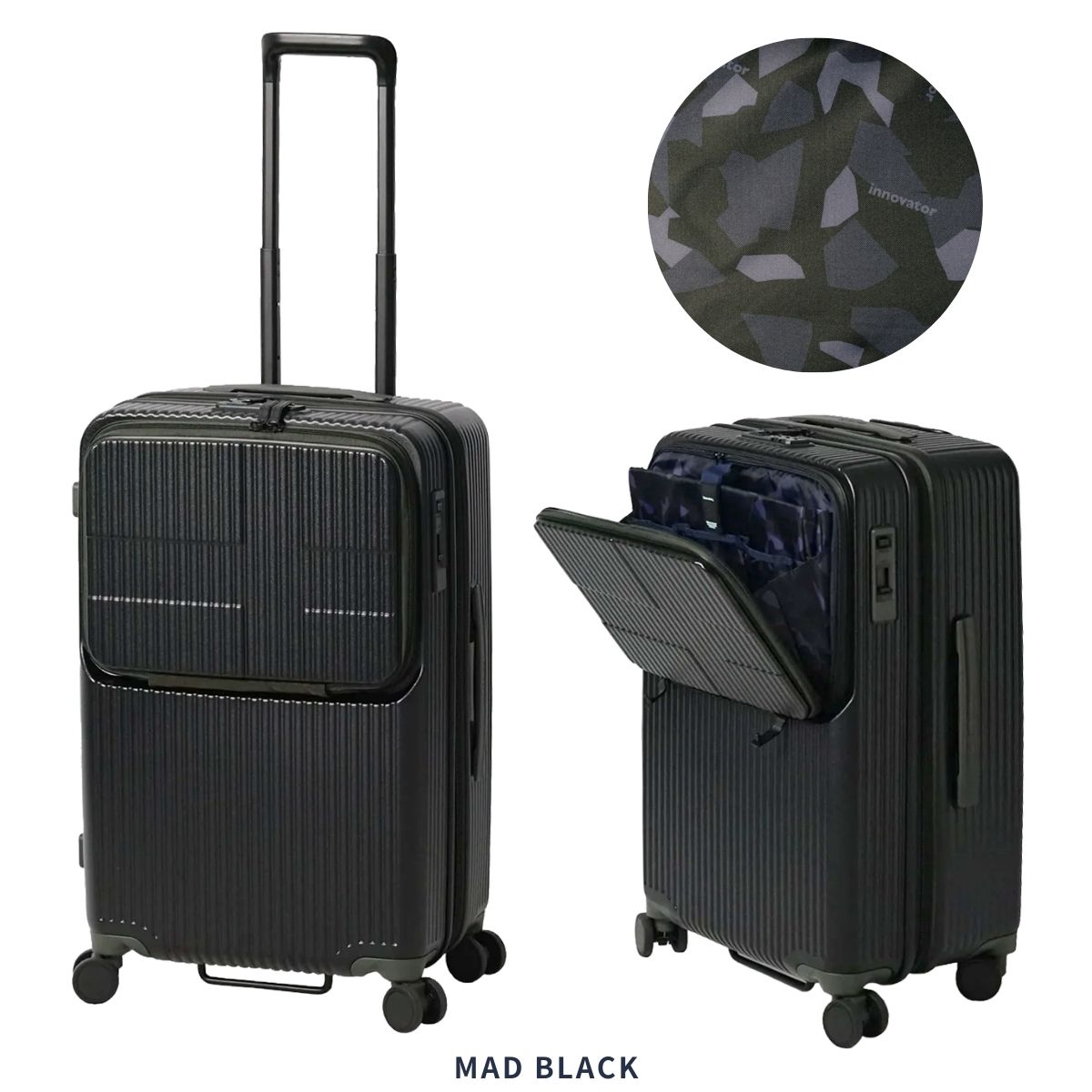 innovator（イノベーター） 正規取扱店 2年保証 スーツケース 62L M