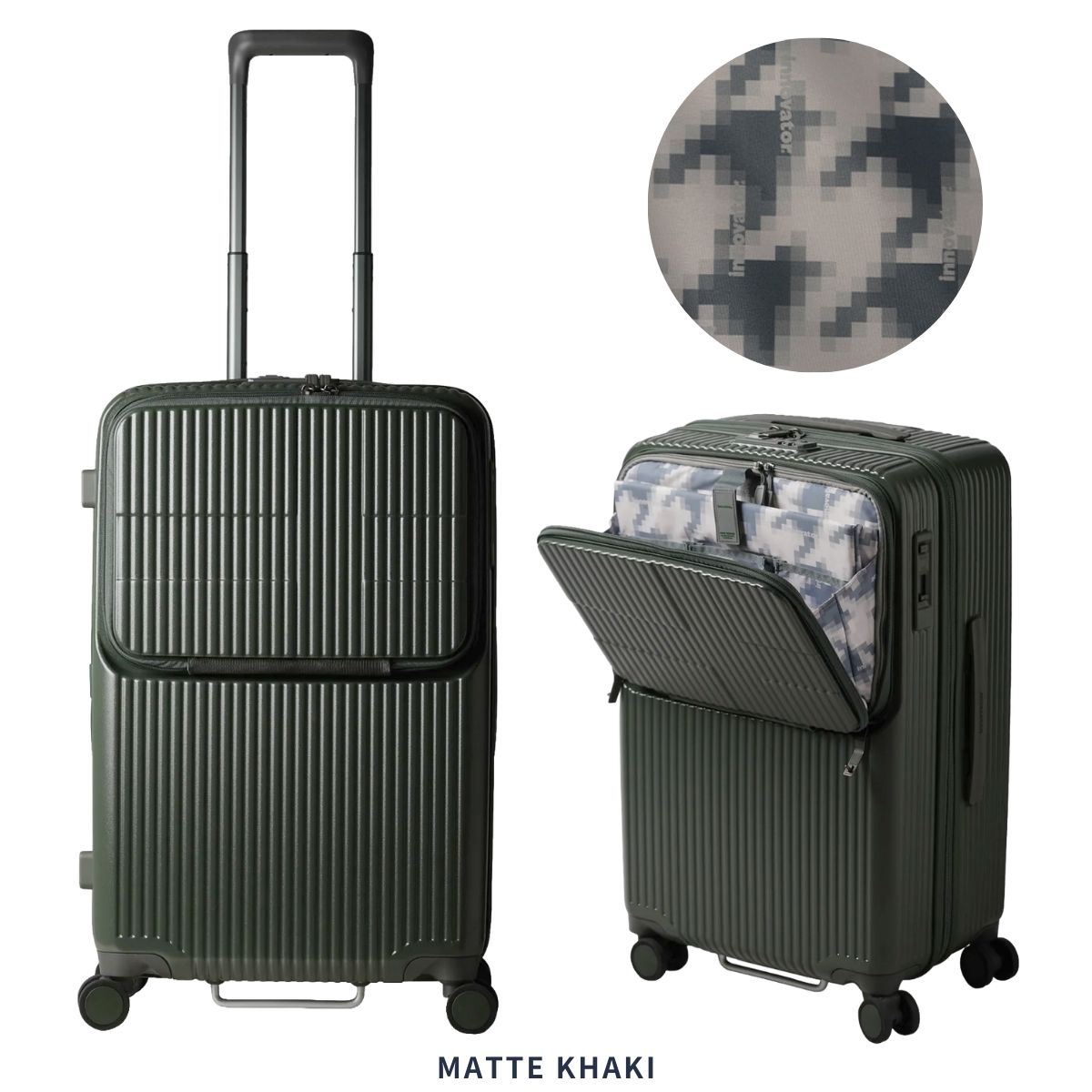 innovator（イノベーター） 正規取扱店 2年保証 スーツケース 62L M