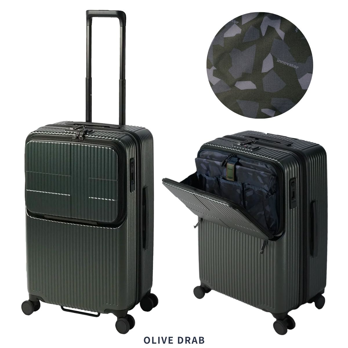 innovator（イノベーター） 正規取扱店 2年保証 スーツケース 62L M