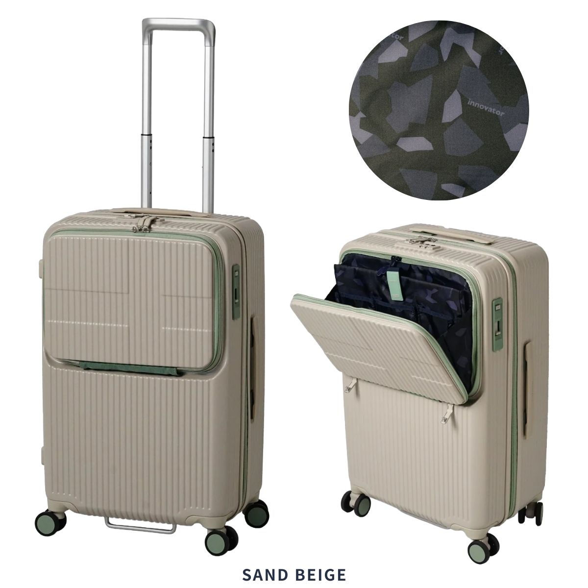 innovator（イノベーター） 正規取扱店 2年保証 スーツケース 62L M