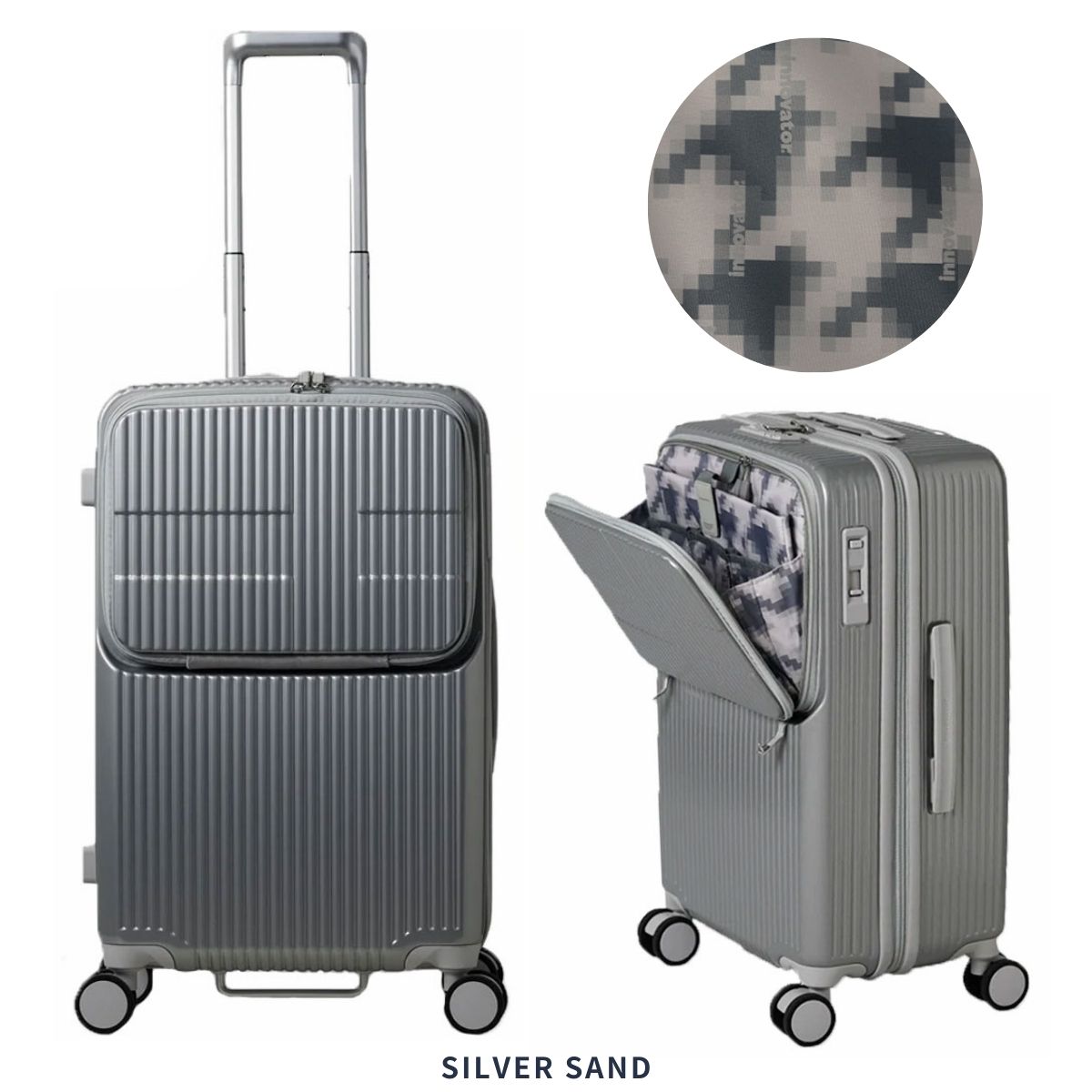 innovator（イノベーター） 正規取扱店 2年保証 スーツケース 62L M