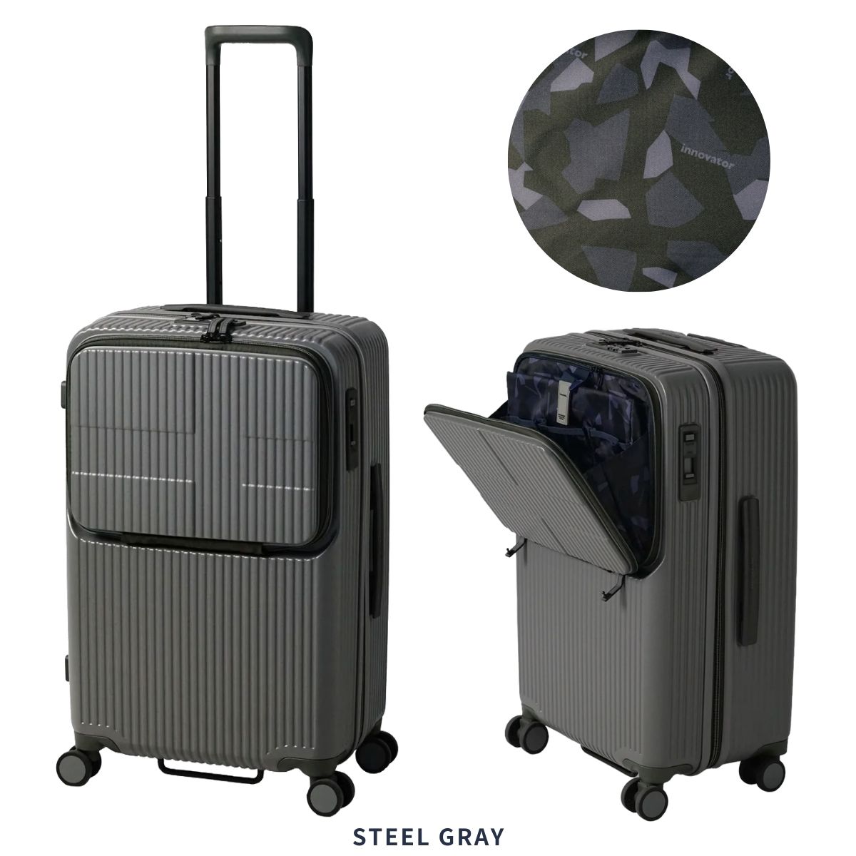 innovator（イノベーター） 正規取扱店 2年保証 スーツケース 62L M