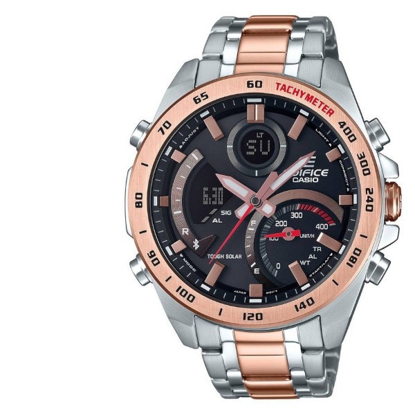 CASIO EDIFICE 腕時計 エディフィス メンズ クロノグラフ 10気圧防水 ステンレスECB-900DC-1A タフソーラー  Bluetooth 海外限定モデル レア :ECB-900DC-1A:腕時計 アクセサリー Gross - 通販 - Yahoo!ショッピング