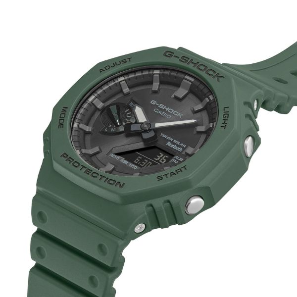 CASIO G-SHOCK ジーショック メンズ 腕時計 GA-B2100-3A グリーン 緑