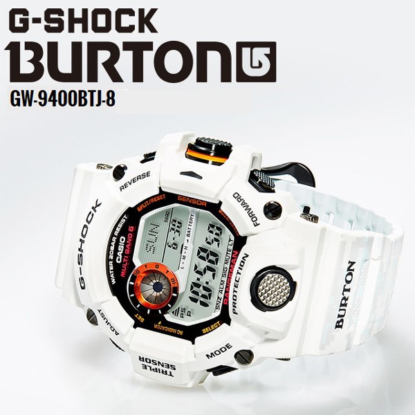 G-SHOCK BURTON コラボ 限定 ジーショック メンズ 腕時計 GW-9400BTJ-8 電波ソーラー バートン レンジマン RANGEMAN