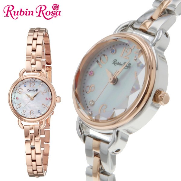 【Rubin Rosa】ルビンローザ 腕時計 ソーラー レディース ピンクゴールド シルバー ステンレスベルト R019SOLPWH  R019SOLTWH :RR-R019SOL:腕時計 アクセサリー Gross - 通販 - Yahoo!ショッピング