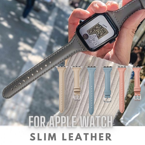 全機種対応】アップルウォッチ バンド スリム レザー apple watch SE アップルウォッチ カスタム 38/40/41mm  42/44/45mm 交換 交換用【追跡可能メール便】 :ap-slim-leather:腕時計 アクセサリー Gross 通販  