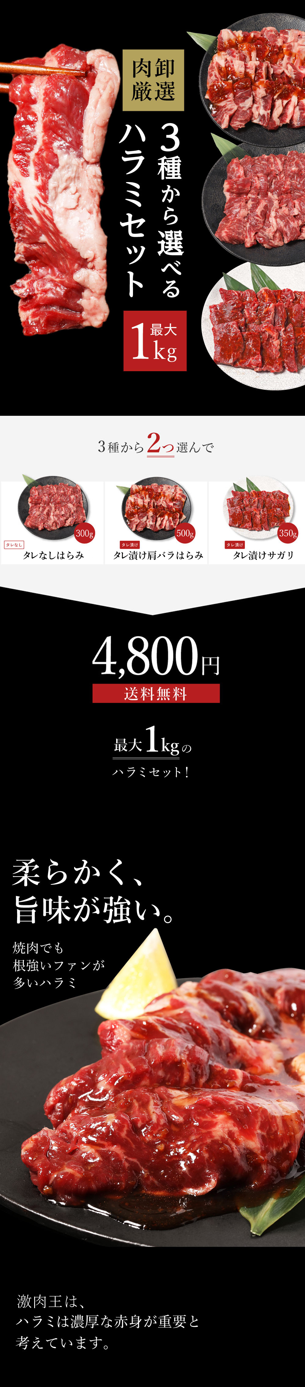 ハラミ サガリ 最大 1kg 焼肉セット 焼肉 焼き肉 牛肉 肉 お肉 訳あり