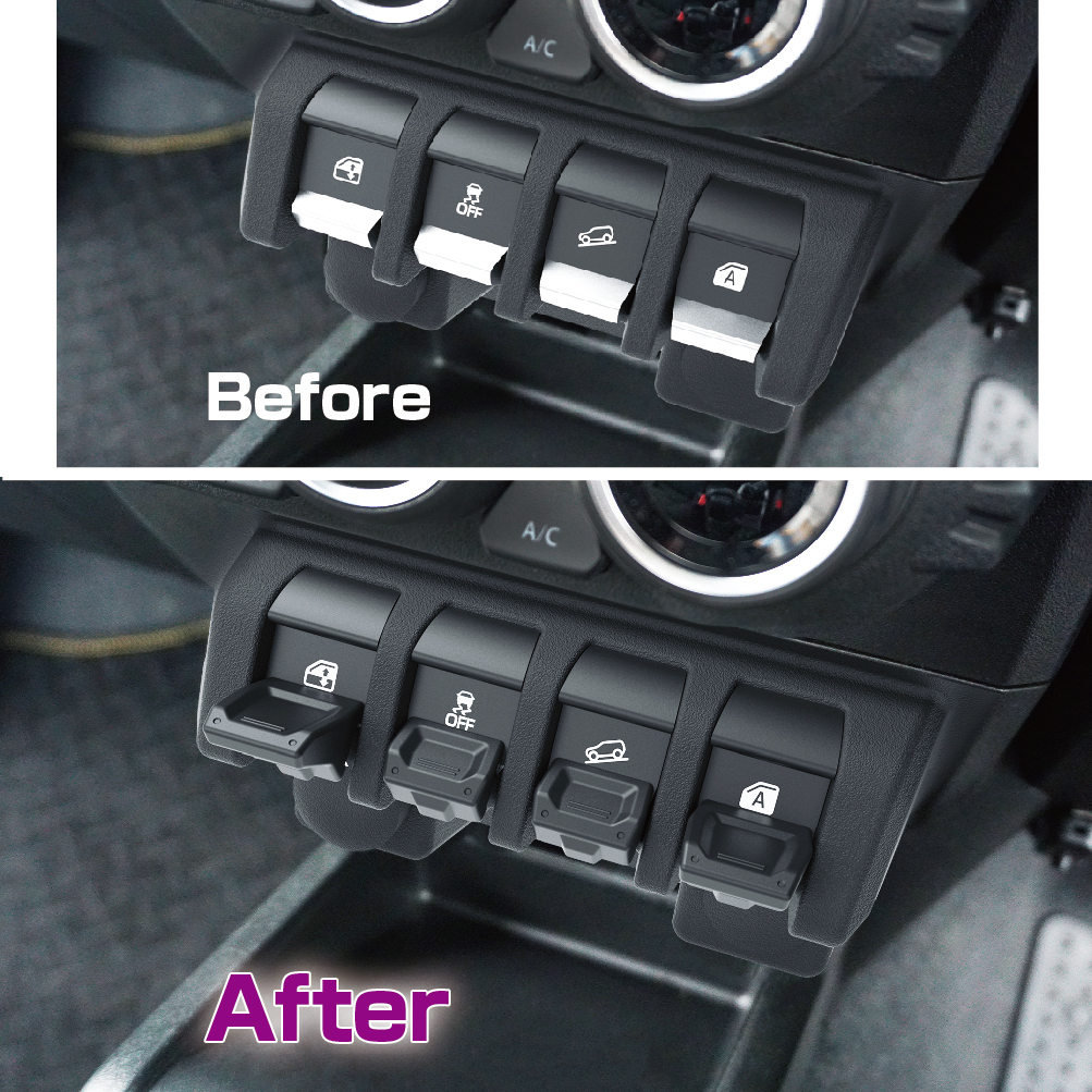 星光産業 EE-235 スイッチエキステンション BK ジムニー専用