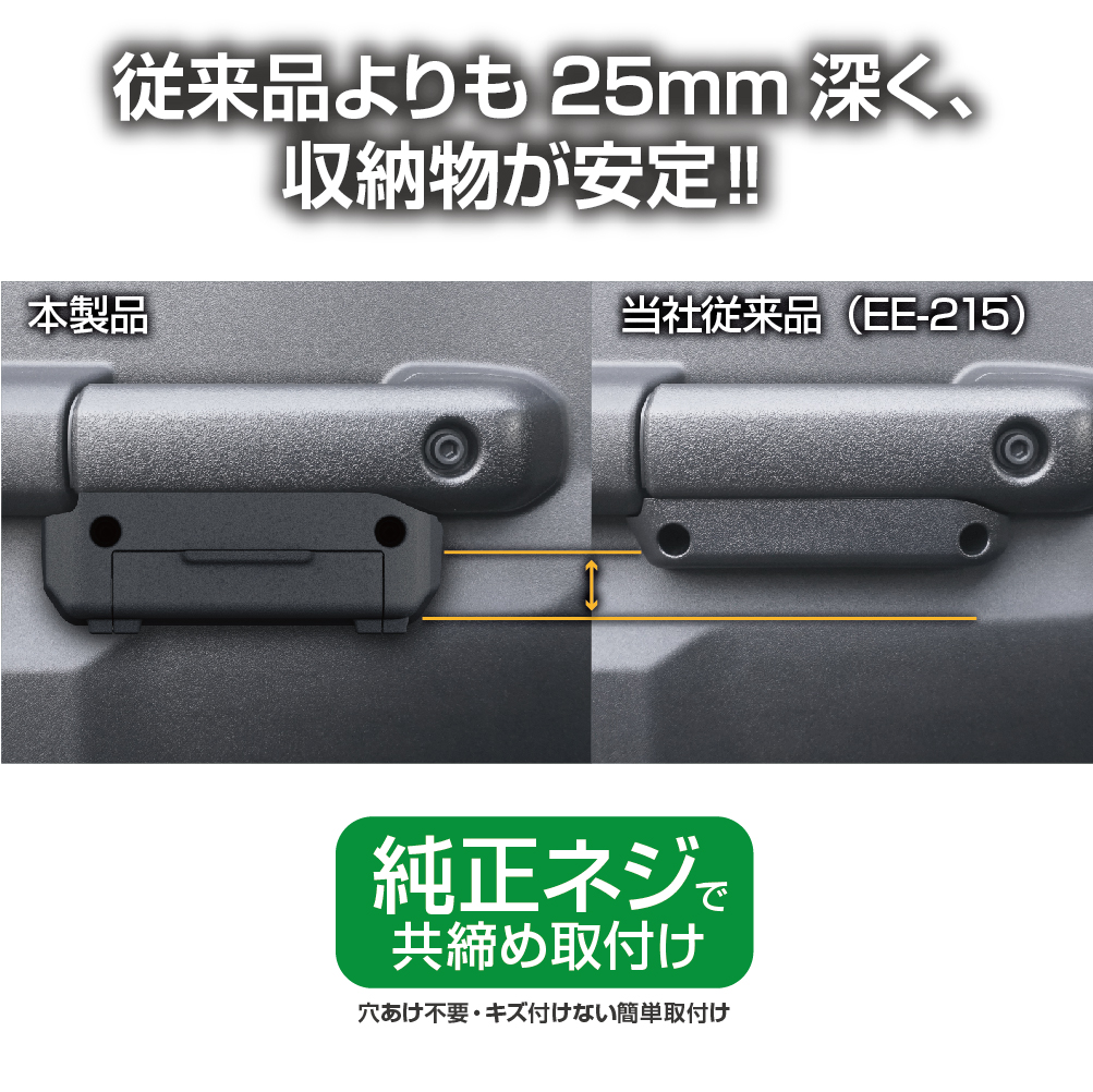 EE-236　ドアグリップポケットベース L　ジムニー専用アクセサリー 星光産業｜gekicar｜03