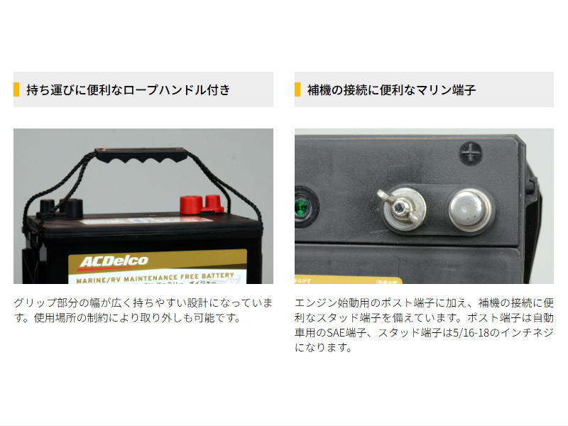 ACDelco ACデルコ M31MF ディープサイクルバッテリー ボイジャー