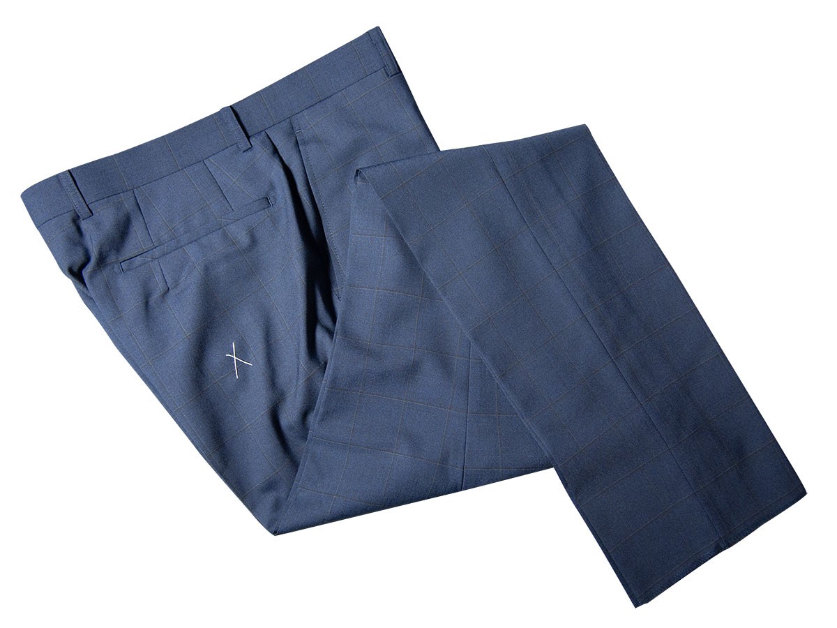 春夏物 ノータック スラックス slacks pants ウール混 洗える ウォッシャブルパンツ（ウエスト79〜94cm）｜gekiyasu-suits-kan｜04