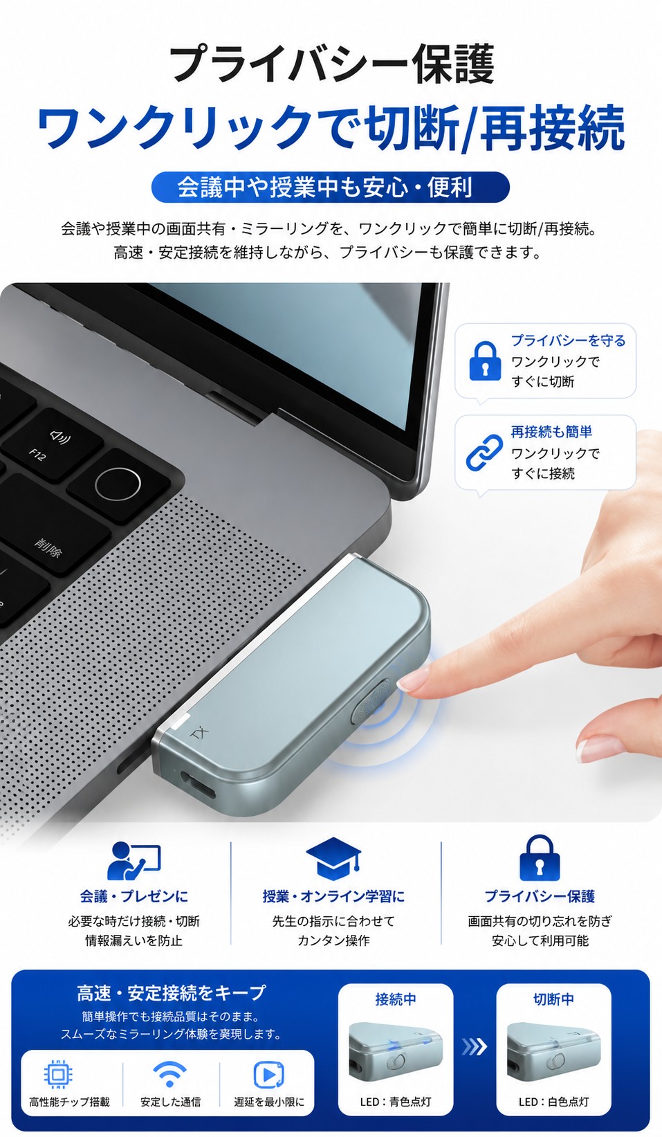 ミラーリング ワイヤレスhdmi Type-C 無線送受信機セット 2026年最新版