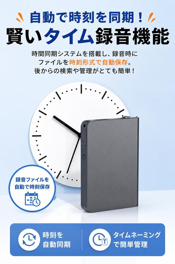 AIボイスレコーダー 小型 録音機 文字起こし 要約 マインドマップ