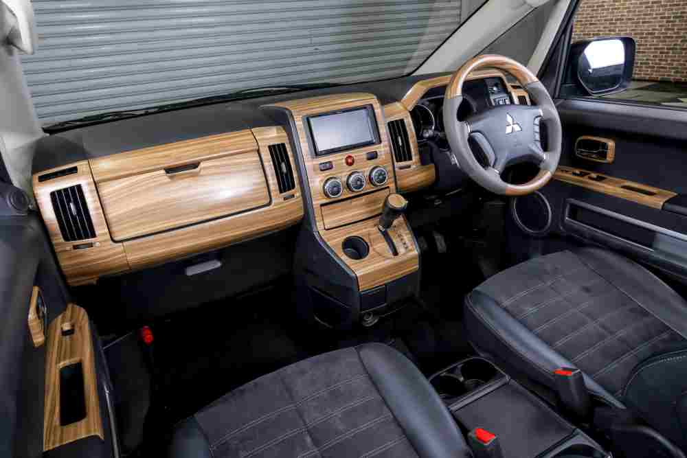 WANGAN357 CV2W CV5W デリカ D:5 D5 前期 茶木目ウッド インテリア