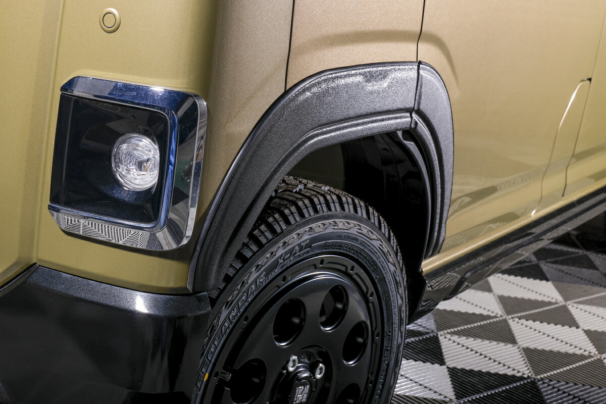 ダイハツ ハイゼットカーゴ アトレーワゴン S700 車検対応オーバーフェンダー ハイゼットカーゴ アトレーワゴン S700V S710V オーバー