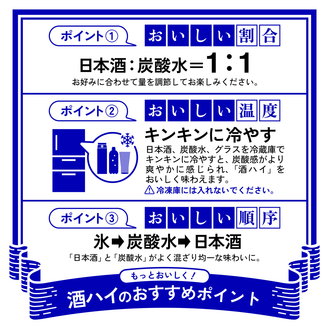 炭酸割りでおいしい 純米酒 パック 1.8L