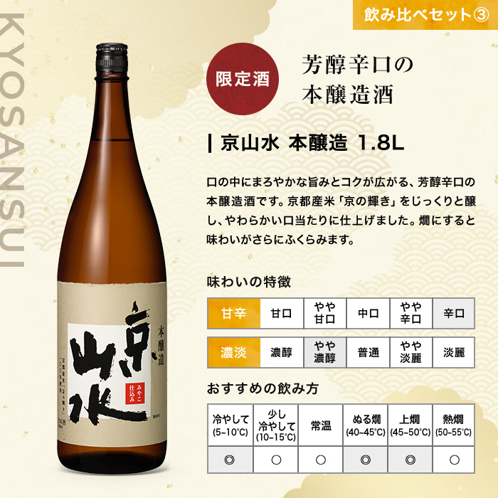 日本酒 お酒 送料無料 月桂冠 大満足 飲み比べセット 1.8L 5本