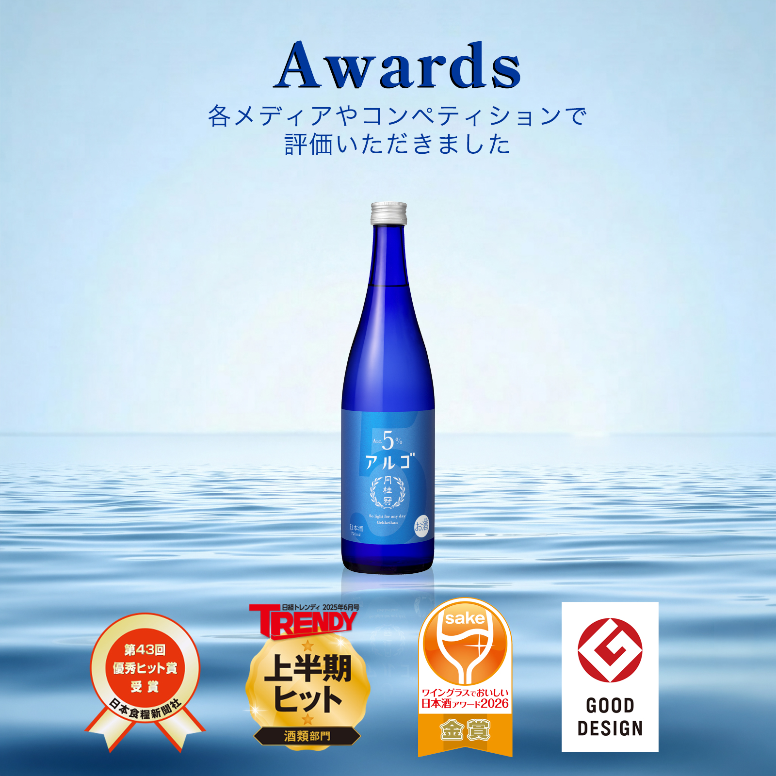 月桂冠 日本酒 お酒 アルゴ 日本酒5.0 720mL 1本 ~ フルーティー 低