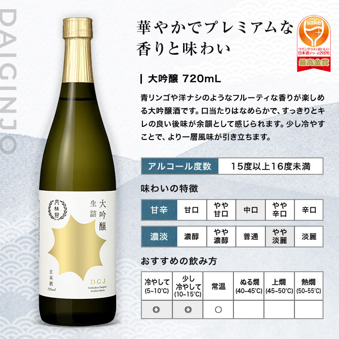 月桂冠 日本酒 お酒 金賞受賞酒 飲み比べ セット 720mL 2本 ~ ギフト