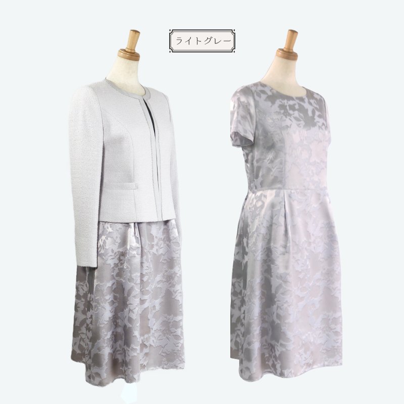 セレモニー ワンピーススーツ シニア ママスーツ 結婚式 お宮参り 入学