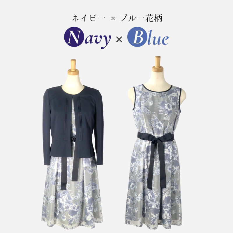 セレモニー ワンピース スーツ 涼しい 七分袖 ジャケット 花柄 ワンピース 9号 11号 13号 15号 フォーマル 結婚式 サマースーツ 夏スーツ ウォッシャブル |  | 09