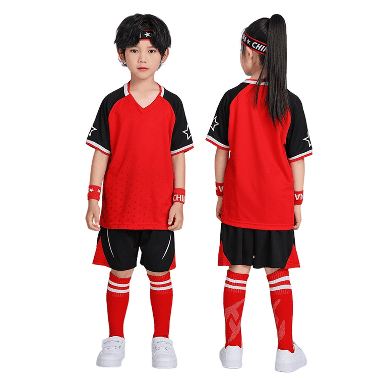 ジュニア サッカー ユニフォーム キッズ セット 上下 マーキング 上下