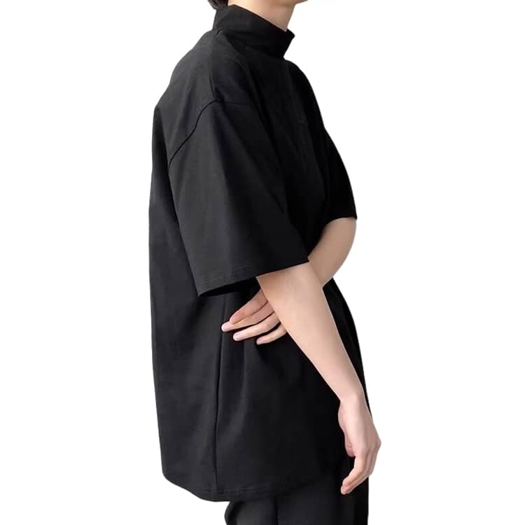 モックネック tシャツ メンズ ゴルフウェア 無地tシャツ ゴルフ 半袖