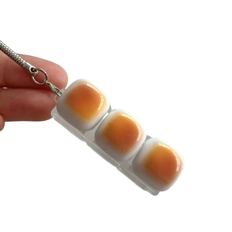 キーボードキーホルダー フィジェットトイ メカニカル タクタイル スイッチ キーボード キーホルダー ストレス解消 ミニキーボード ブラウン おもちゃ |  | 04