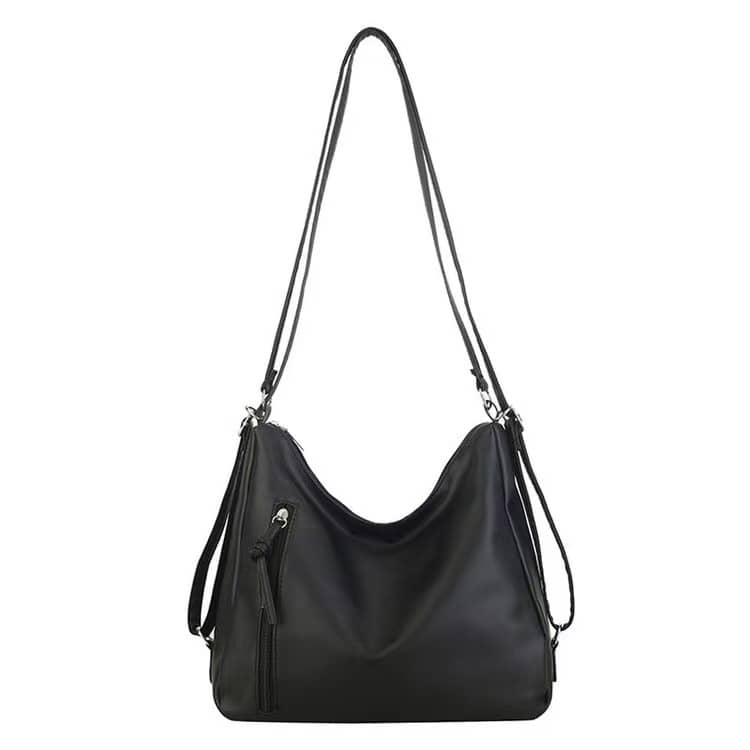 CAMPER レザー 2WAY ショルダーバッグ リュック ブラック 2way リュック リュックサック ショルダー 3wayバッグ レディース PU