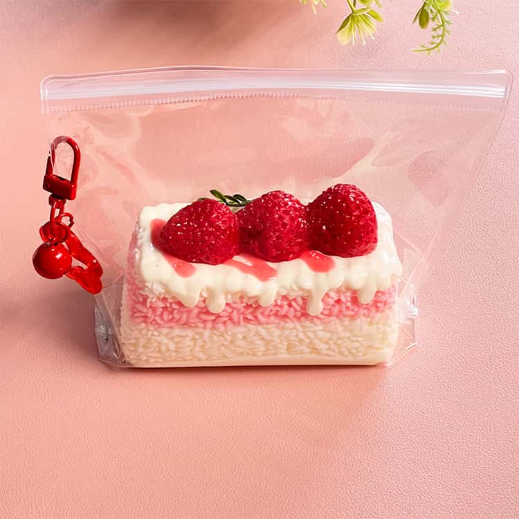 水感スクイーズ ケーキ いちご スクイーズ 水感 ぷにぷに ふわとろ