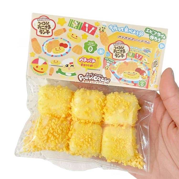 スクイーズ 2個セット おもちゃ 食べ物シリーズ 低反発 水感スクイーズ