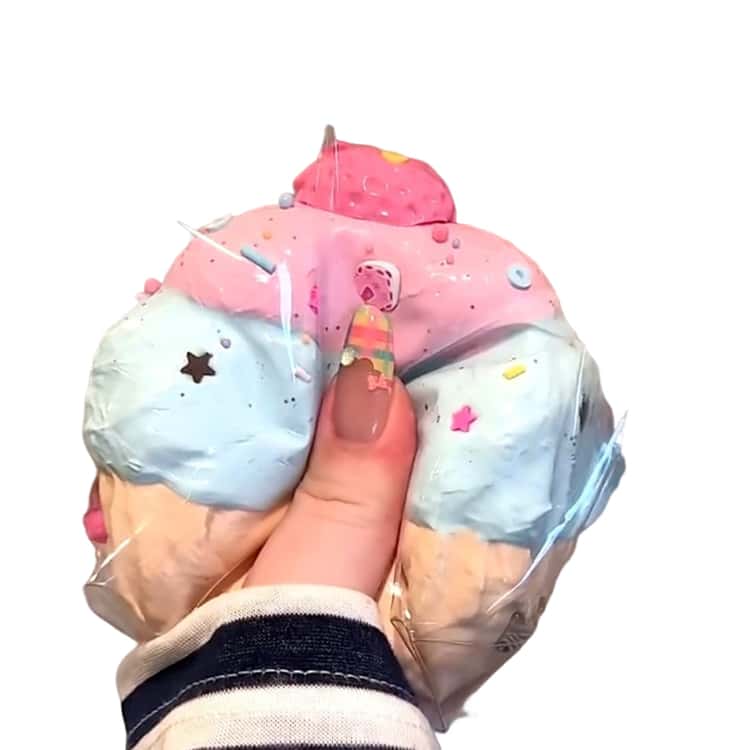 スクイーズ カップケーキ メロジョイ 大福 ケーキ ふわふわ おもちゃ