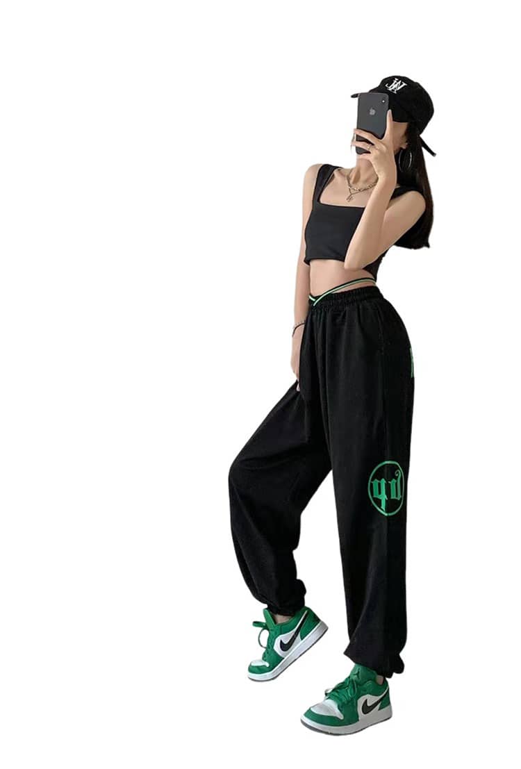 ズンバパンツ（レディースジョガーパンツ）（サイズ（S/M/L）：L
