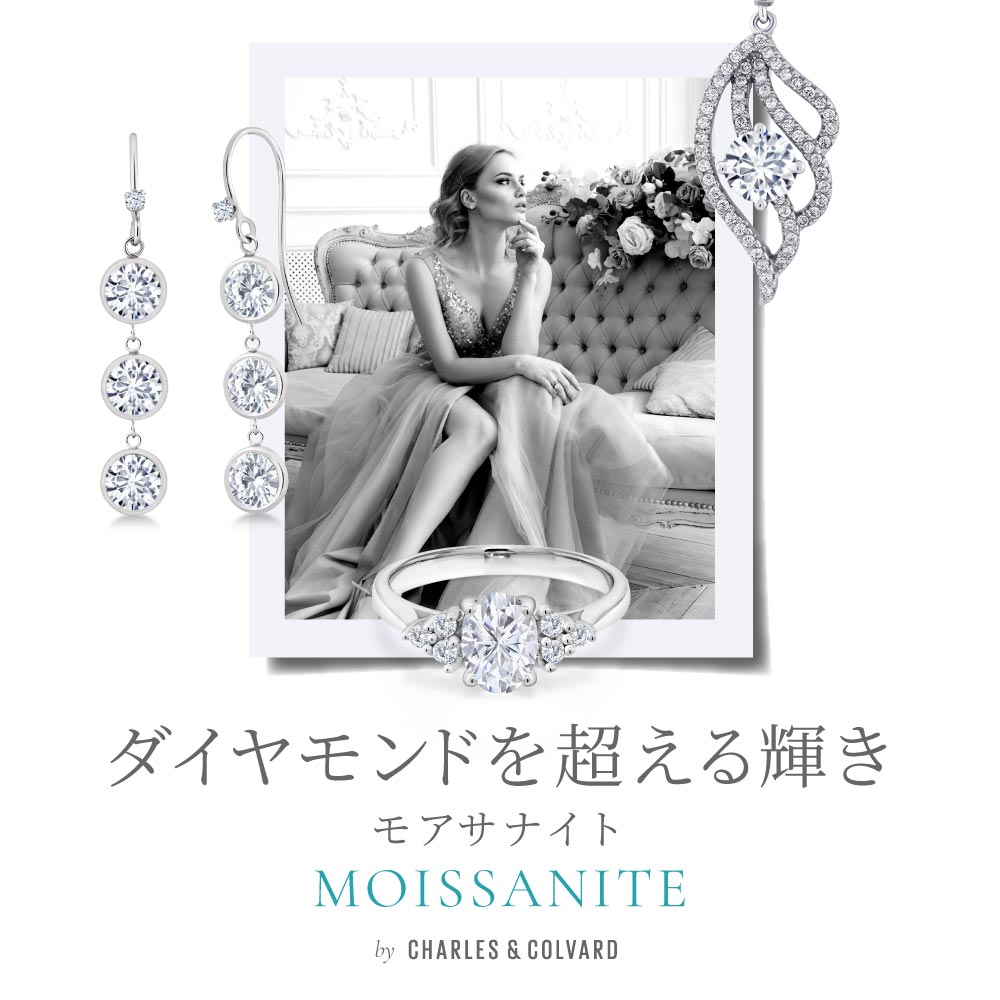 【限定品】 モアサナイト Forever Brilliant リング レディース 指輪 10金 ホワイトゴールド プレゼント 女性 ブランド 【LWH1588343162】 (56000円)