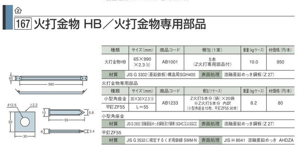 Z 火打ち金物 HB : 現場リズム - 通販 - Yahoo!ショッピング