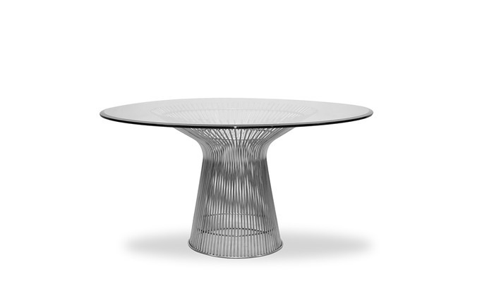 ウォーレン・プラットナー プラットナー ダイニングテーブル PLATNER Dining Table 3年保証付 inv-8869btsil 送料無料  北欧 モダン 家具 インテリア ナチュ : inv-8869btsil : 家具インテリアのジェンコヤフー店 - 通販 - Yahoo!ショッピング